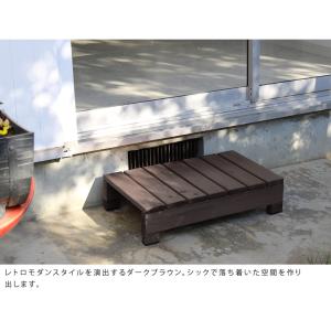 踏み台 ステップ台 玄関 ベランダ 木製 1段...の詳細画像4