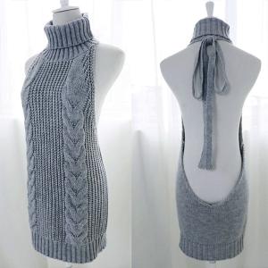 背中開き セクシーニット セクシーランジェリー...の詳細画像5