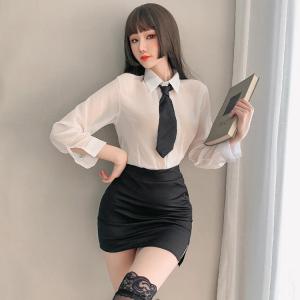 レディース 秘書風 コスチューム セクシーコス...の詳細画像1