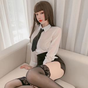 レディース 秘書風 コスチューム セクシーコス...の詳細画像3