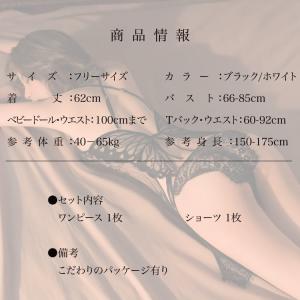 セクシーランジェリー クロスライン 蝶柄レース...の詳細画像2