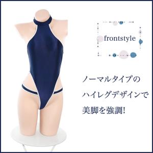 スクール水着風 ハイレグ レオタード シースル...の詳細画像3