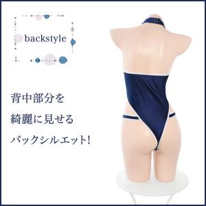 スクール水着風 ハイレグ レオタード シースル...の詳細画像4