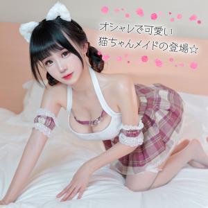 メイド メイド服 セット コスチューム メイド...の詳細画像1