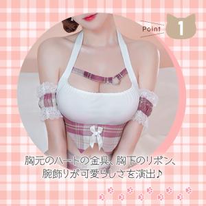 メイド メイド服 セット コスチューム メイド...の詳細画像5