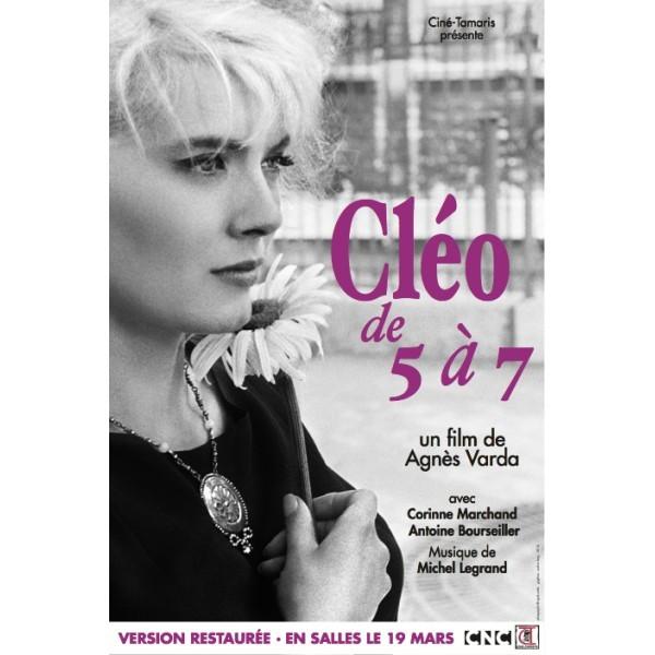 アニエス・ヴァルダ ポスター 復元版 5時から7時までのクレオ　Poster Cleo de 5 a...