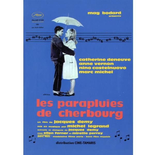 ジャック・ドゥミ 復刻版ポスター シェルブールの雨傘　Poster Les Parapluies d...
