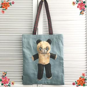 新品 ナタリーレテ レクタングル トートバッグ くま クマ 熊 ゴブラン