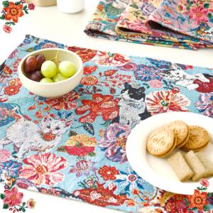 ナタリー・レテ ランチョンマット キャット&フ...の詳細画像2