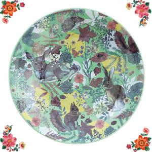 Nathalie Lete（ナタリーレテ） ミニ・グラス・プレート ドッグ＆トイ