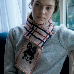 ナタリー・レテ マフラー ハート・バニー うさぎとハートのマフラー