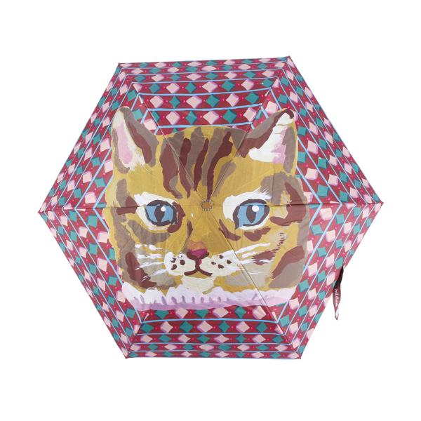 ナタリー・レテ フォールディング・アンブレラ マヤ　プリンセス・キャット猫の折りたたみ晴雨兼用傘