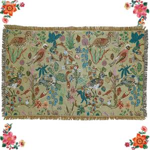 ナタリー・レテ コットン・スロー フラワー&バード