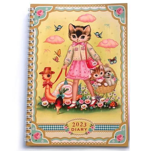 WU&amp;WU フィオナ・ヒューイット キティ・ガール・ダイアリー 2023