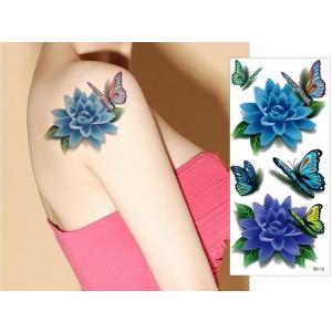 タトゥーシール 3D 立体感 蝶 花 3d13 レギュラー