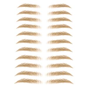 眉毛シール ステッカー 眉シール ブラウン e09bの詳細画像1