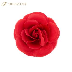 コサージュ バラ コサージュ 2way 赤 髪飾り ヘッドドレス