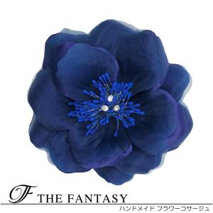 コサージュ 椿 入学式 コサージュ フォーマル 2way 花