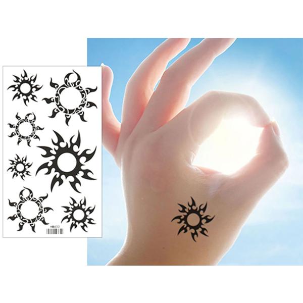 タトゥーシール 太陽 トライバル hm433 レギュラー