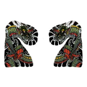 タトゥーシール 錦鯉 波 wqa32 大型・A4 : The Fantasy - 通販 - Yahoo