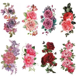 タトゥーシール 花 8種8枚set051