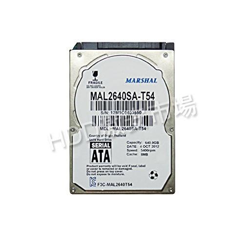 (640GB) MARSHAL 2.5HDD MAL2640SA-T54 (640GB S-ATA ...
