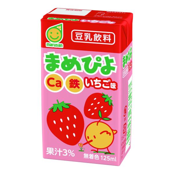 マルサンアイ まめぴよ いちご味 125ml 24本