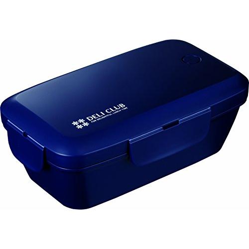 アスベル お弁当箱1段510mL デリクラブ TLB-510 ネイビー 3546