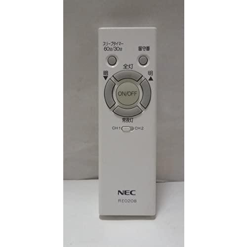 NEC 照明器具用リモコン LEDシーリングライト用 電池別売 RE0208