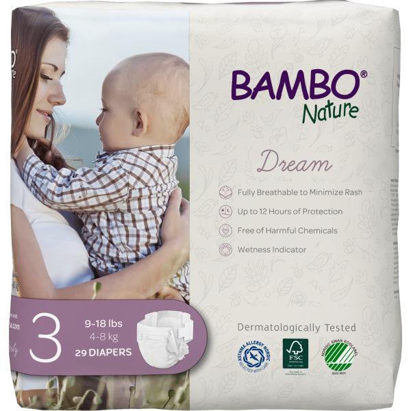 BAMBO Nature バンボネイチャー ドリーム テープタイプ S （4kg〜8kg） 29枚入...