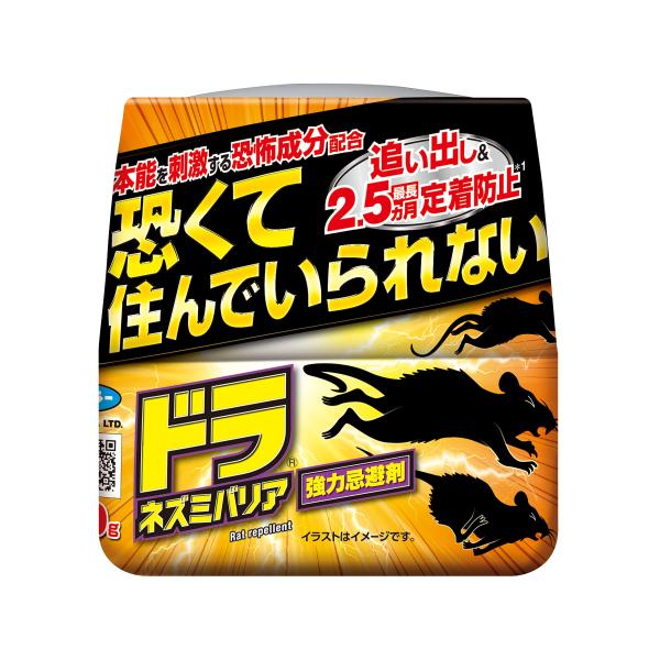 ドラネズミバリア強力忌避剤400g