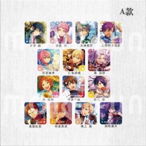 あんさんぶるスターズ　台湾公式グッズ　スクエア缶バッジ　A　ランダム