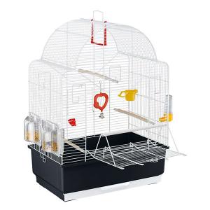 HOEI 鳥かご 丸籠 R440M−P 半月スタンド セット （33×33