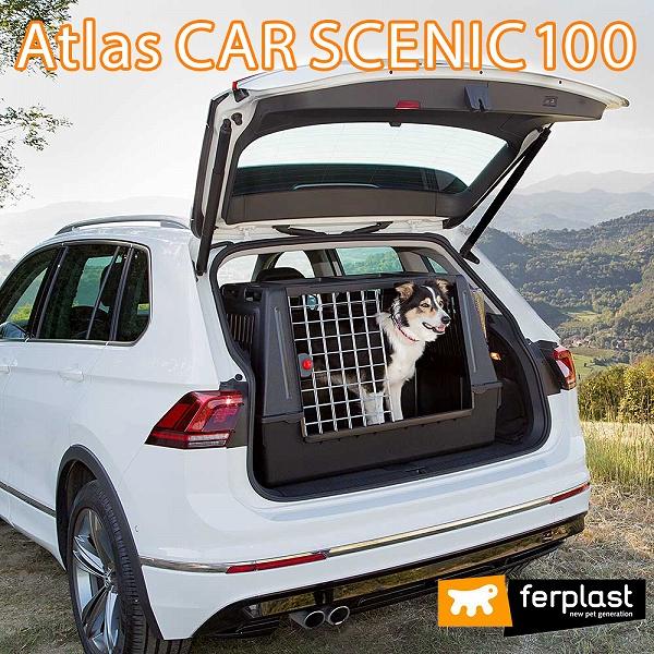 アトラスカー SCENIC 100 atlas CAR 犬 ドライブ 車 載用 クレート ゲージ キ...