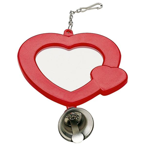 鳥 小鳥 用 おもちゃ 鏡 PA 4212 おもちゃ バードトイ ミラー 簡単取り付け 鈴付き 吊り...