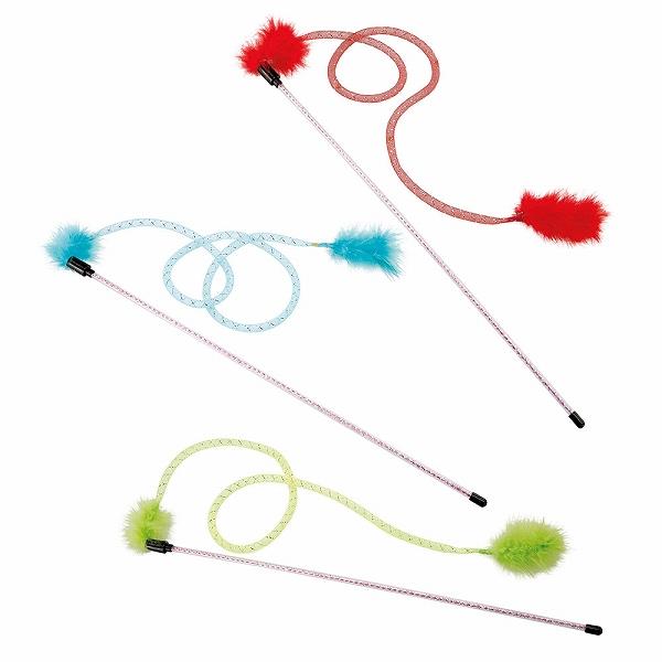 猫 おもちゃ PA 5002 WHIP 150cm 釣り竿 猫じゃらし ネコ TOY イタリアfer...