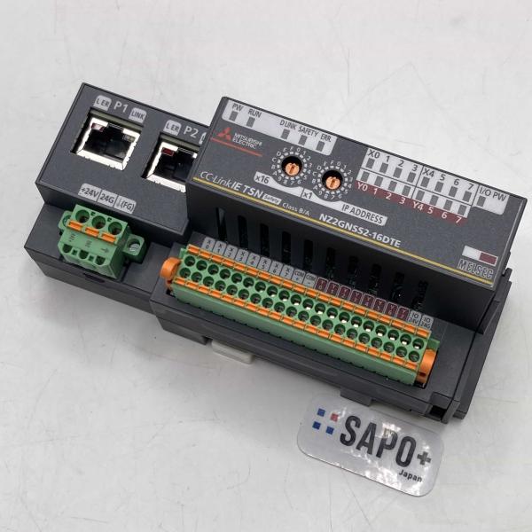 NZ2GNSS2-16DTE 2023年製 取付のみ MELSEC iQ-R 分散I/Oユニット（D...