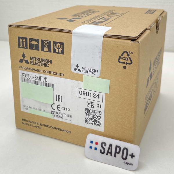FX5UC-64MT/D 2022年製 プログラマブルコントローラCPUユニット（DC電源・D-Su...