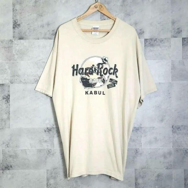 ハードロックカフェ カブール Tシャツ XL ブラウン茶アフガン hardrock
