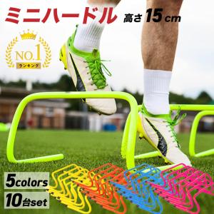 ミニハードル ハードル 15cm 10台 陸上 トレーニング サッカー フットサル 野球 練習 ドッグトレーニング バスケ フィジカル スピード 強化 ドッグアジリティ