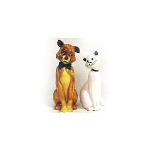 アリストキャット ダッチェス&amp;オマリー ポーセリンフィギュアリン 2点セット 1970年代 ヴィンテ...