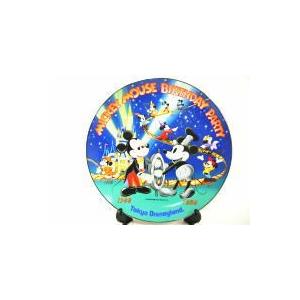 TDL ミッキー60周年記念 1988 バースデーパーティー プレート 絵皿