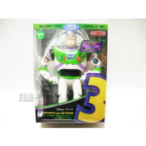 トイストーリー3 ブルーレイ、DVD、DIGITAL COPY 4ディスク セット バズフィギュア付き ターゲット版 ディズニー