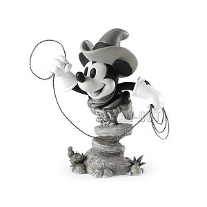 ミッキー サンタ 煙突に入る ライトアップ ビスク フィギュア エネスコ