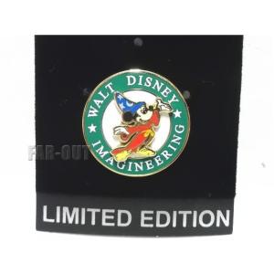 ソーサラーミッキー ロゴ イエロー WDI キャスト限定 レリーフ ピンズ