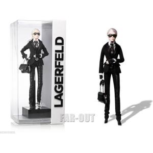 バービー Barbie Karl Lagerfeld カール・ラガーフェルド ドール 人形 プラチナラベル Platinum｜far-out