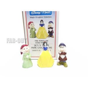 101匹わんちゃん ポーセリン フィギュアリン 80年代日本製 4点セット