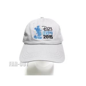 D23 Expo USA 2015 ロゴ ベースボールキャップ 帽子 グレイ ディズニー 【セール】｜far-out