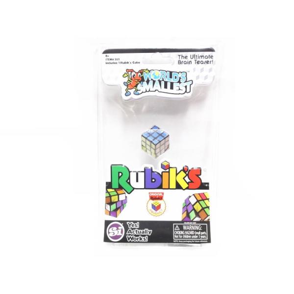 WORLD'S SMALLEST ルービックキューブ ミニチュア フィギュア トイ Rubik's ...