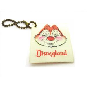 チップとデール デール レンチキュラー IDタグ 1970年代 ヴィンテージ ディズニーランド Disneyland Chip & Dale ID Tag｜far-out